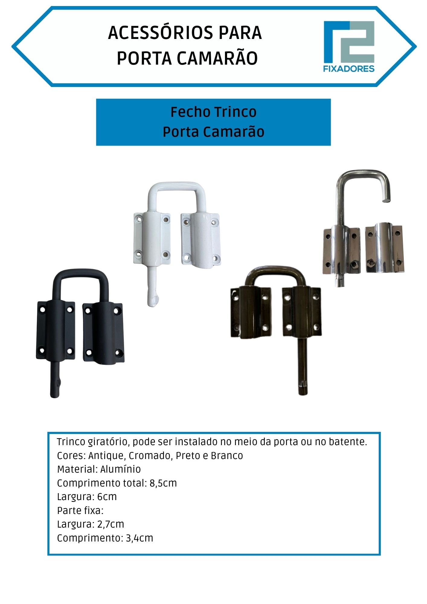 Fecho Trinco Fecho Trinco